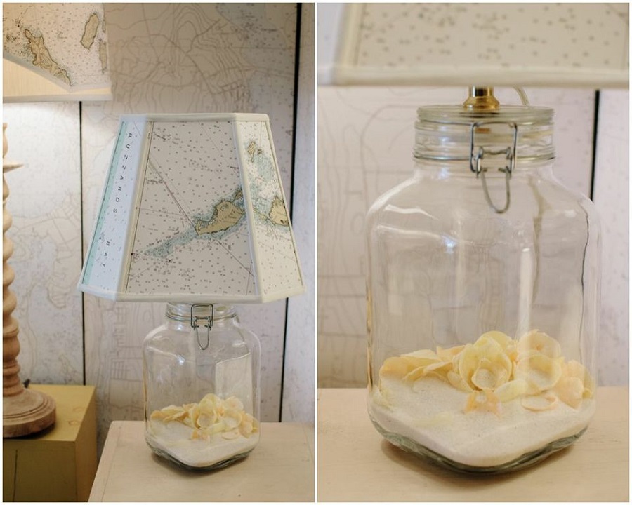 Nautical Lampshade and Collectible Lamp