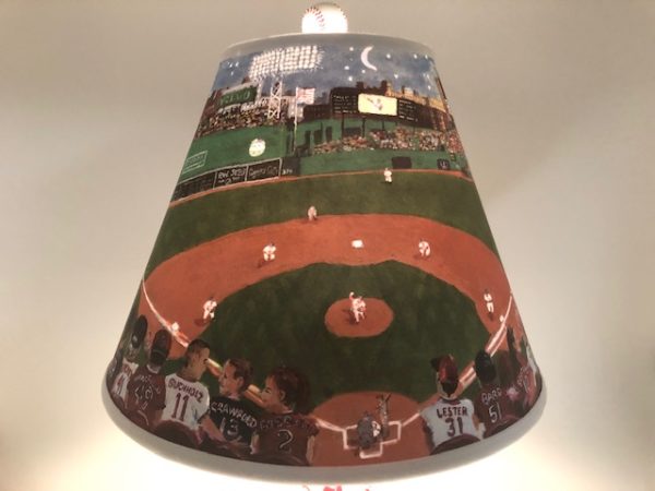 red sox lamp - shade - 1