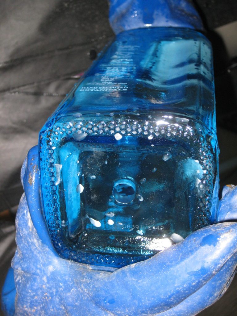 drilled bottle