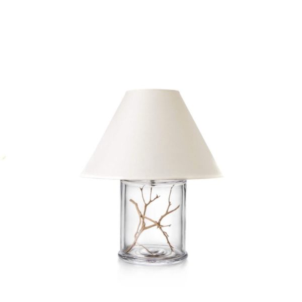 1638_Simon Pearce Blown Glass Nantucket Table Lamp - Small