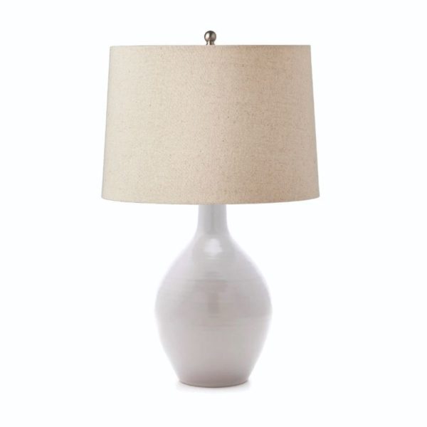 Simon Pearce Warren Table Lamp in Alabaster