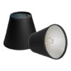 Cone Hardback Lampshade - Gray Linen - Image 2