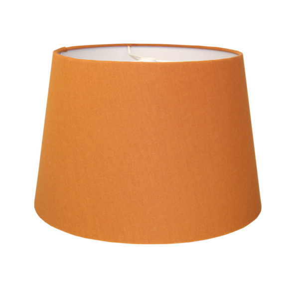 Modified Empire Hardback Lampshade in Sunbrella Red Clay