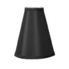 Deep Taper Hardback Lampshade in Matte Black Paper