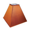 Deep Square Taper Hardback Lampshade in Autumn Silk
