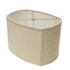 Pavilion Rectangle Hardback Lampshade in Stonewash Linen