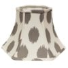 Hexagonal Bell Hardback Lampshade in 967-Gray