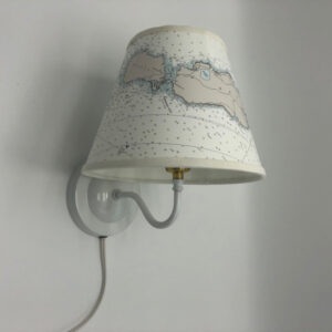 Pinup Lamp with Ski Lampshade