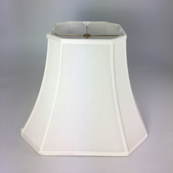 Cut Corner Square Silk Bell Lampshade