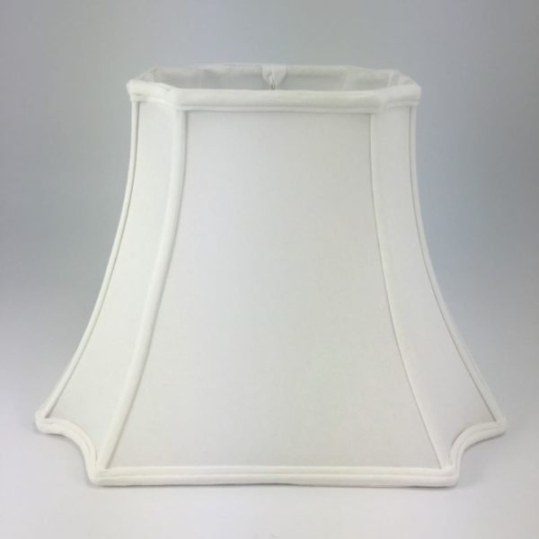 Inverted Corner Rectangle Silk Bell Lampshade