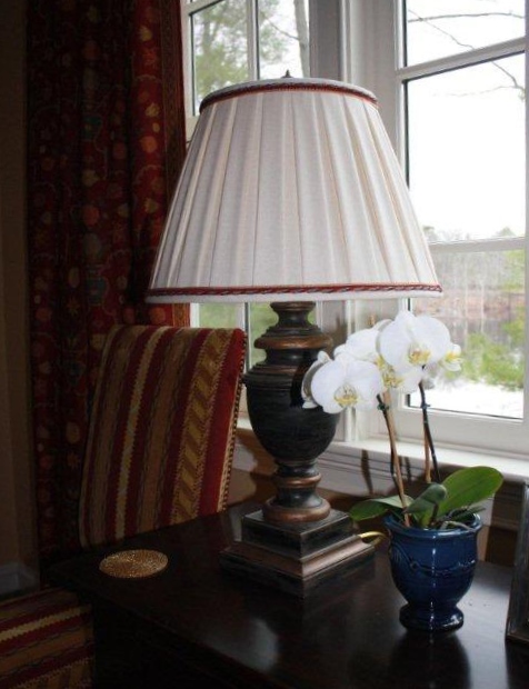 Custom Hand Sewn Box Space Pleat Lampshade