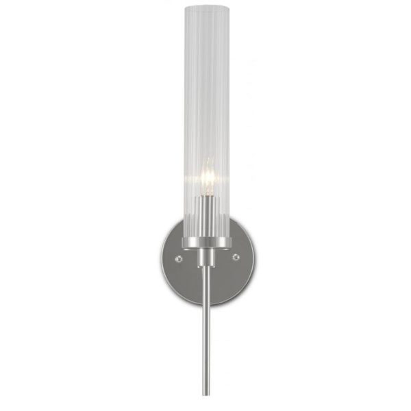 Currey Bellings Nickel Wall Sconce 5800 0005