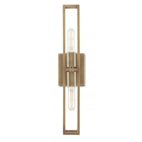 Currey Bergen Brass Wall Sconce 5800 0019
