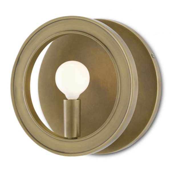 Currey Chaplet Brass Wall Sconce 5900 0039