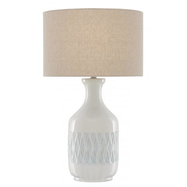 Currey Samba White Table Lamp 6000 0516