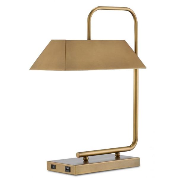 Currey Hoxton Brass Table Lamp 6000 0565