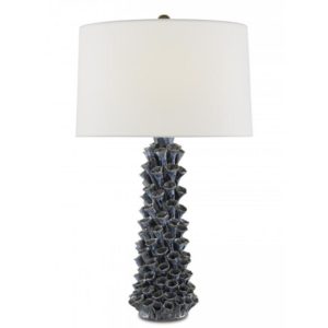 Currey Sunken Blue Table Lamp 6000 0683