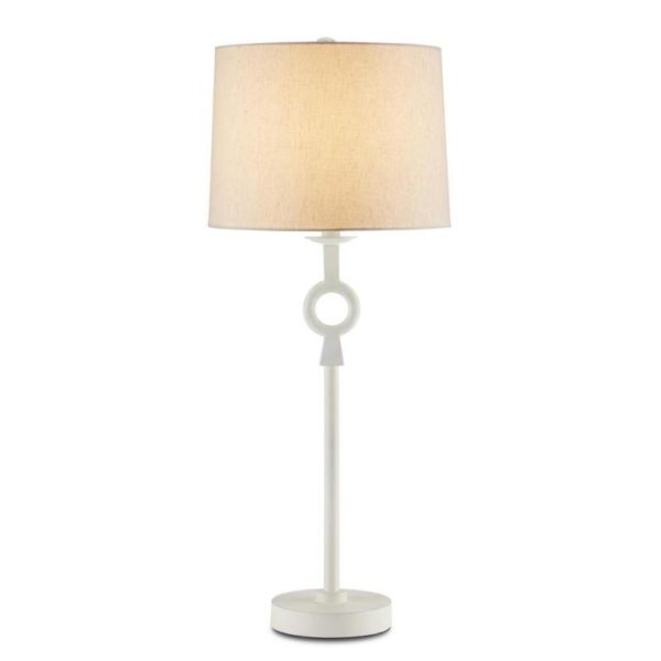 Currey Germaine White Table Lamp 6000 0696