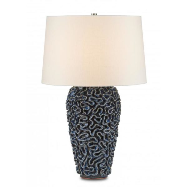 Currey Milos Blue Table Lamp 6000 0745