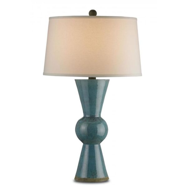 Currey Upbeat Teal Table Lamp 6896