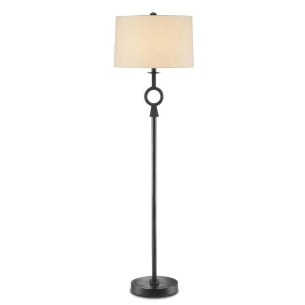 Currey Germaine Black Floor Lamp 8000 0093
