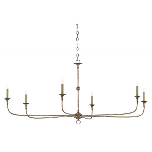 Currey Nottaway Bronze Large Chandelier 9000 0135