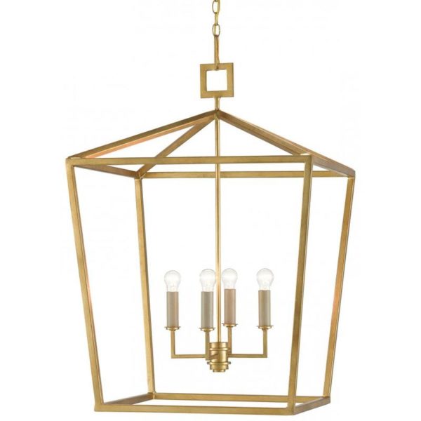 Currey Denison Gold Large Lantern 9000 0405
