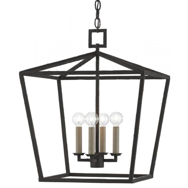 Currey Denison Black Medium Lantern 9000 0455