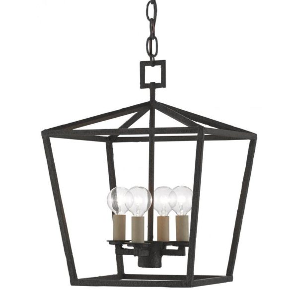 Currey Denison Black Small Lantern 9000 0456