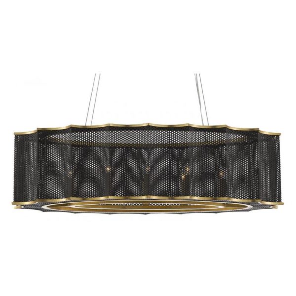 Currey Nightwood Chandelier 9000 0512