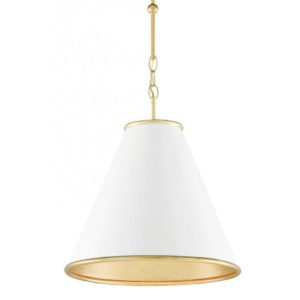 Currey Pierrepont White Small Pendant 9000 0536