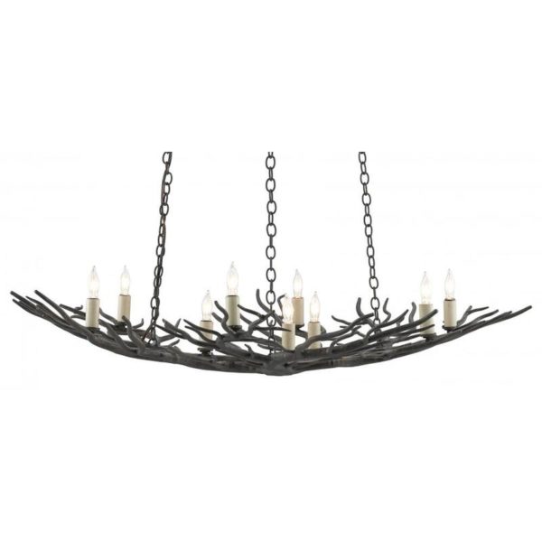 Currey Rainforest Bronze Small Chandelier 9000 0555