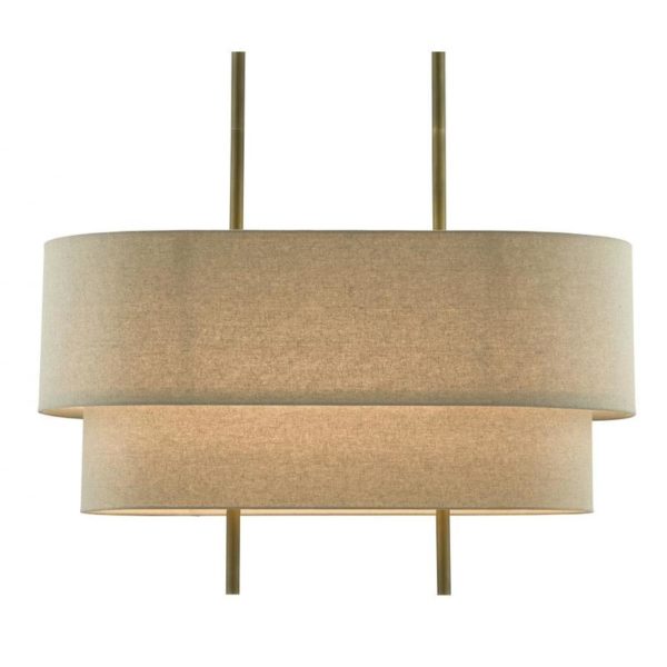 Currey Combermere Rectangular Chandelier 9000 0620