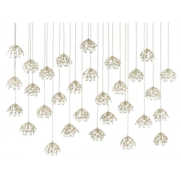 Currey Crystal Bud 30 Light Multi Drop Pendant 9000 0672