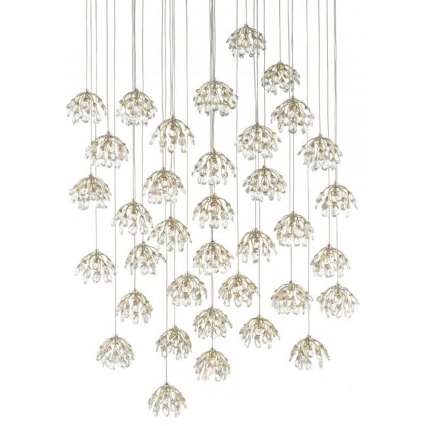 Currey Crystal Bud 36 Light Multi Drop Pendant 9000 0673