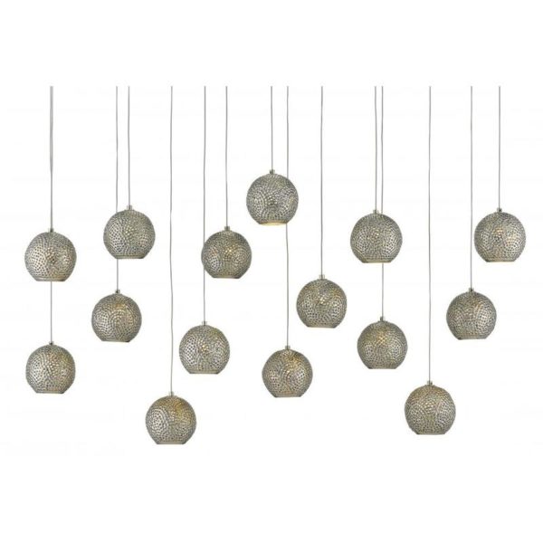 Currey Giro Rectangular 15 Light Multi Drop Pendant 9000 0685