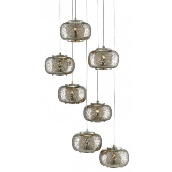Currey Pepper 7 Light Multi Drop Pendant 9000 0690