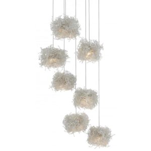 Currey Birds Nest 7 Light Multi Drop Pendant 9000 0697