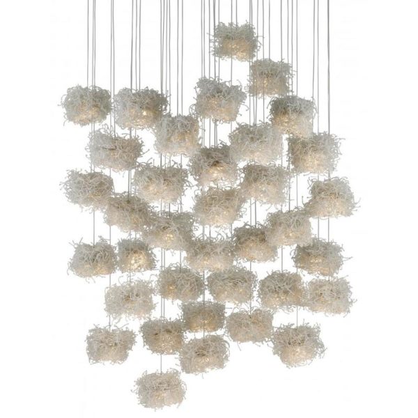 Currey Birds Nest 36 Light Multi Drop Pendant 9000 0701