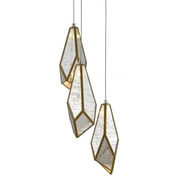 Currey Glace 3 Light Multi Drop Pendant 9000 0703