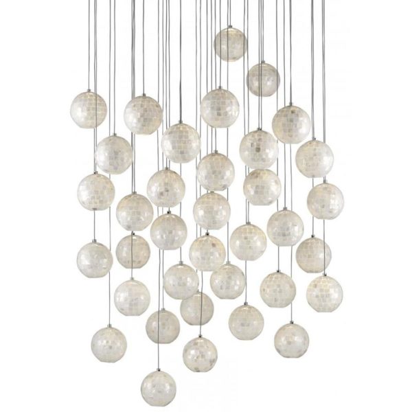 Currey Finhorn 36 Light Multi Drop Pendant 9000 0722