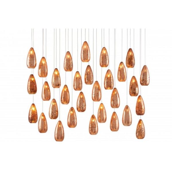 Currey Rame 30 Light Multi Drop Pendant 9000 0907