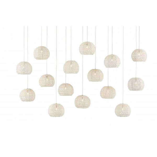 Currey Piero Rectangular 15 Light Multi Drop Pendant 9000 0913