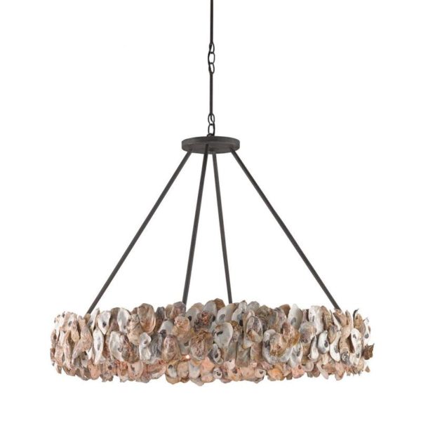 Currey Oyster Chandelier 9672