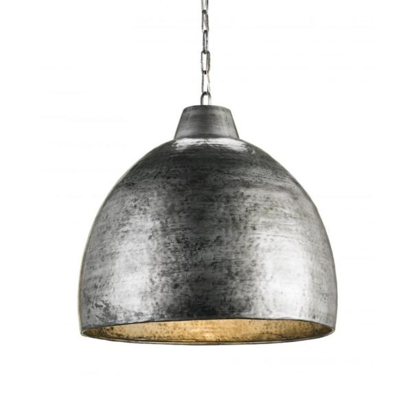 Currey Earthshine Steel Large Pendant 9782