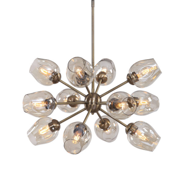 Uttermost Chet 12 Light Sputnik Chandelier 21325