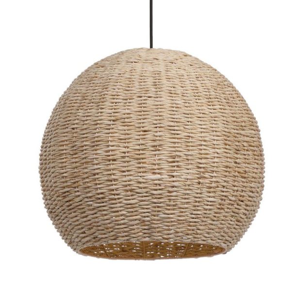 Uttermost Seagrass 1 Light Dome Pendant 21536