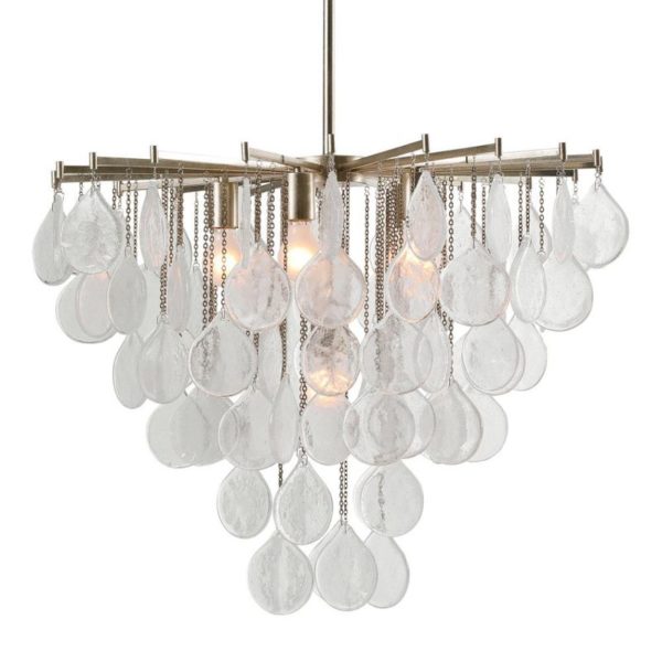Uttermost Goccia 6 Light Tear Drop Glass Pendant 21544