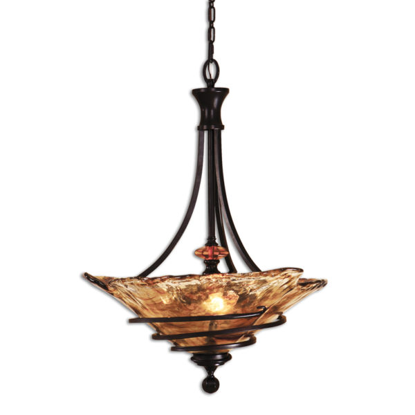 Uttermost Vitalia 3 Lt Oil Rubbed Bronze Pendant 21904