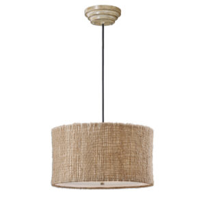 Uttermost Burleson 3 Light Drum Pendant 21935